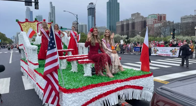 W centrum Chicago przeszła w sobotę parada dla uczczenia święta Konstytucji 3 Maja