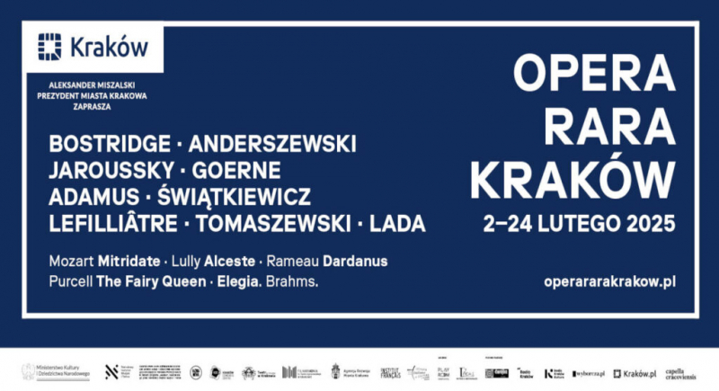 Zapomniane opery wybrzmią na krakowskich scenach podczas 17. festiwalu Opera Rara