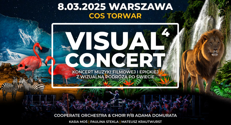 Visual Concert 4: Wyjątkowy koncert muzyki filmowej już 8 marca w Warszawie!