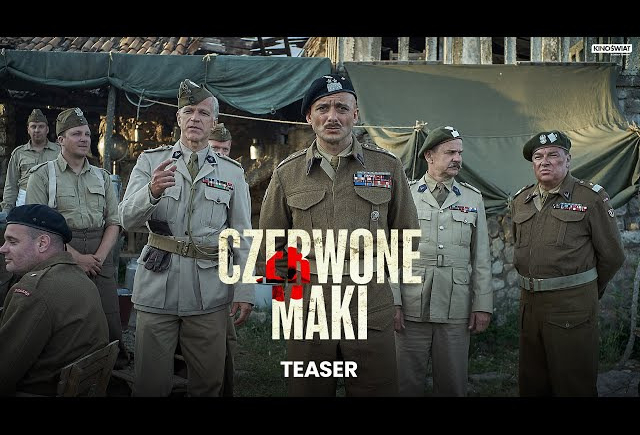 Opublikowano zwiastun „Czerwonych maków”, pierwszego polskiego filmu o bitwie o Monte Cassino