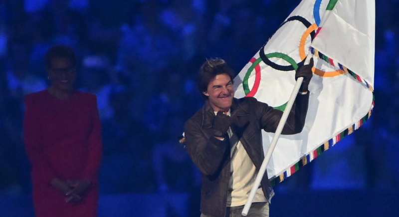 Wiadomo, ile zarobił Tom Cruise za kaskaderski popis podczas ceremonii zamknięcia igrzysk