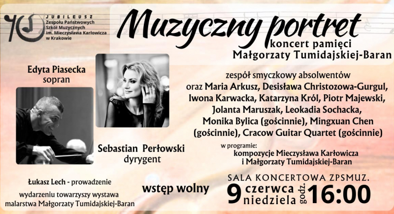 Muzyczny portret - koncert pamięci Małgorzaty Tumidajskiej-Baran