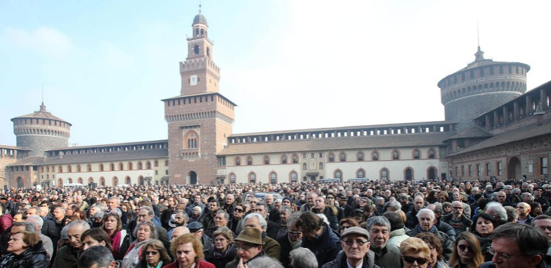 Umberto Eco został pożegnany w Mediolanie