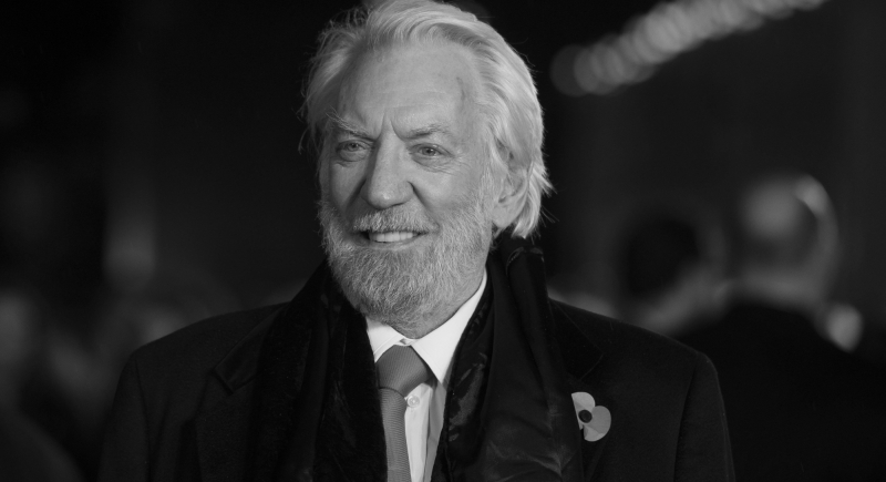 Zmarł słynny aktor Donald Sutherland