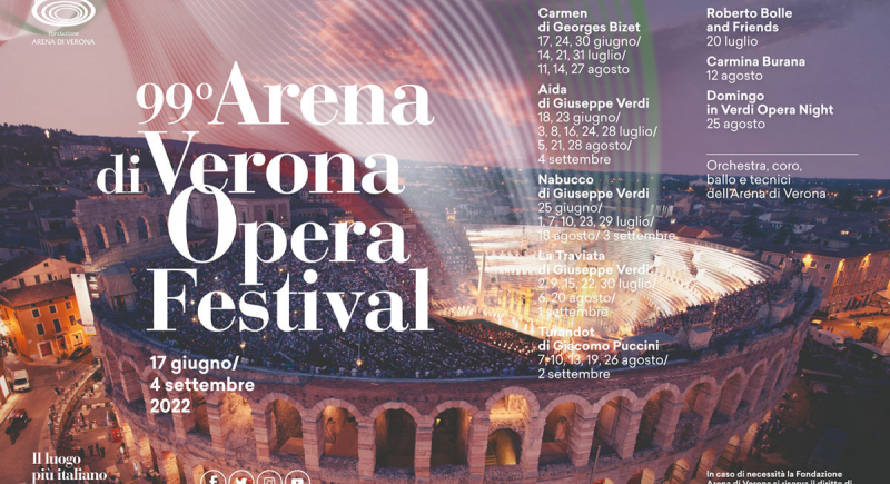 Festiwal operowy Arena di Verona w piątek rozpoczyna się po raz setny